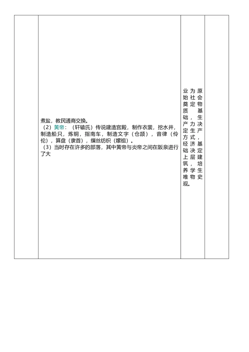 01史前时期：中国境内早期人类与文明的起源（教案）_8历史中考复习_2026年中考复习（更新中）_2026中考历史一轮复习课件+教案+单元测试卷_教案