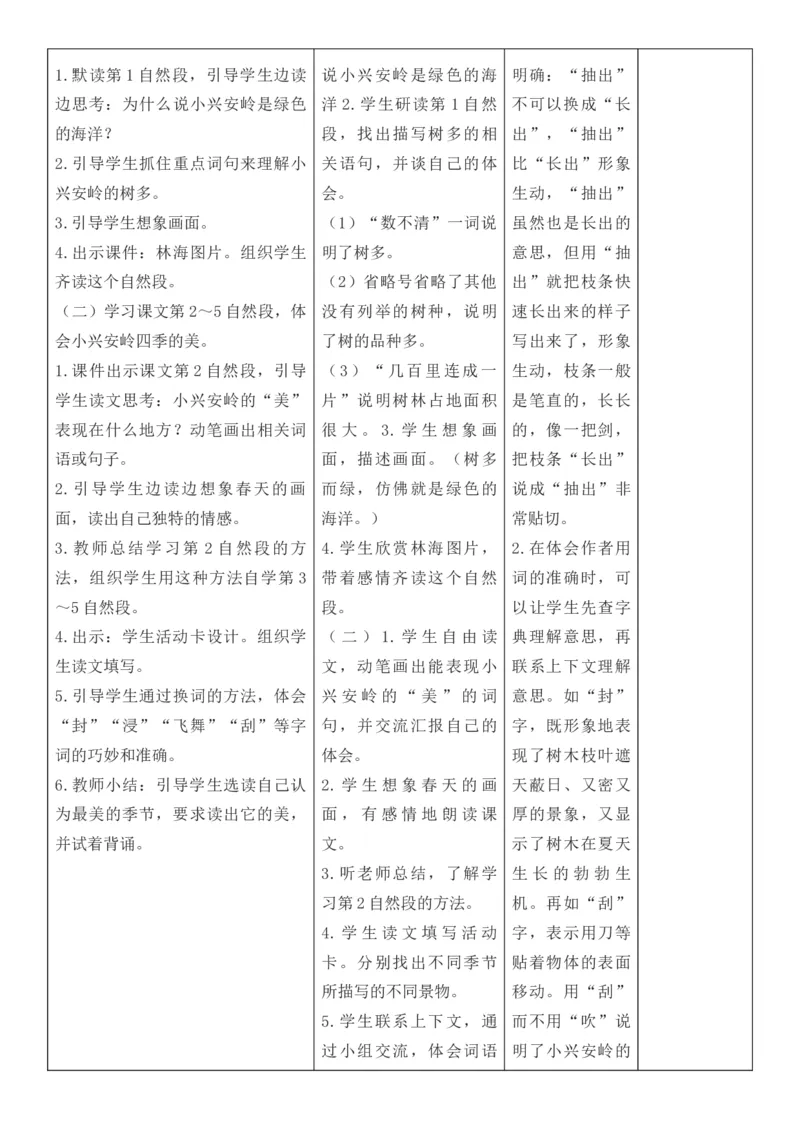 （新版）（新教材）部编人教版3年级上册语文第6单元核心素养教案（教学反思无内容+二次备课版）_三年级上册_单元教案
