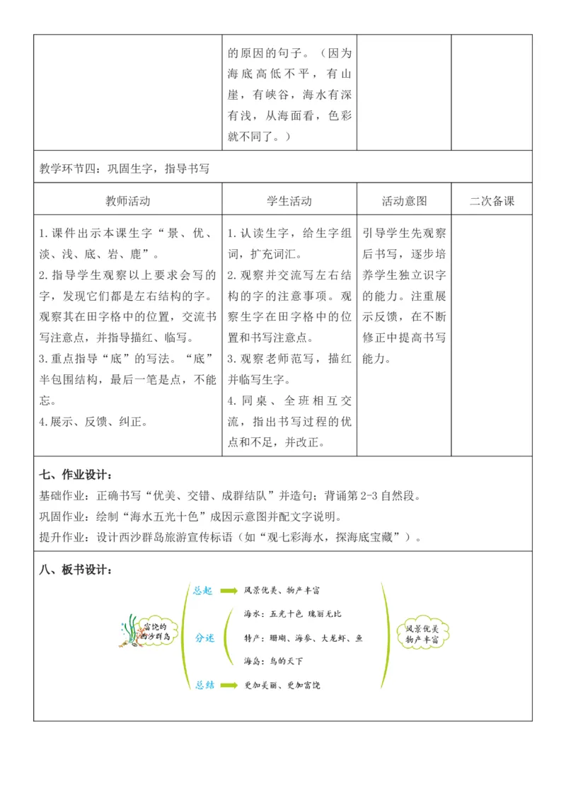 （新版）（新教材）部编人教版3年级上册语文第6单元核心素养教案（教学反思无内容+二次备课版）_三年级上册_单元教案