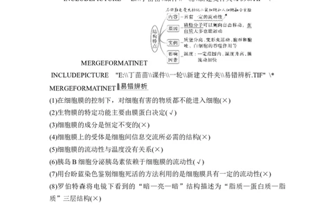 第4讲细胞膜与细胞核_新高考复习资料_2024年新高考复习资料_一轮复习资料_完2024生物步步高大一轮复习（课件+讲义）_2024年高考生物一轮复习讲义（新人教版）_另附1套Word版题库_必修1