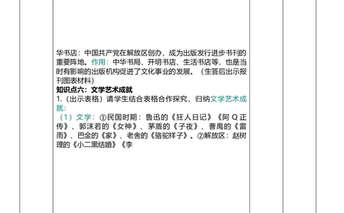 15近代经济、社会生活与文化教育事业的发展（教案）_8历史中考复习_2026年中考复习（更新中）_2026中考历史一轮复习课件+教案+单元测试卷_教案