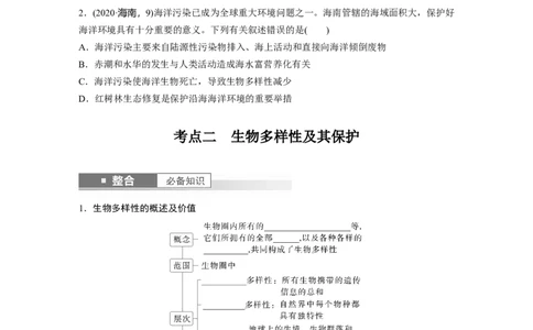 第九单元　第55课时　人与环境_2025年新高考资料_一轮复习_2025大一轮复习讲义+课件（完结）_2025大一轮复习讲义生物学生用书Word版文档整书_2025大一轮复习讲义