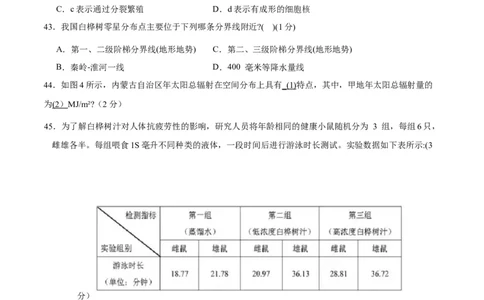 2025年中考押题预测卷01（上海卷）-地理（考试版）_7地理中考复习_赠送：2025中考模拟题_2025年地理押题预测_地生跨学科案例分析（上海卷01）-2025年中考押题预测卷