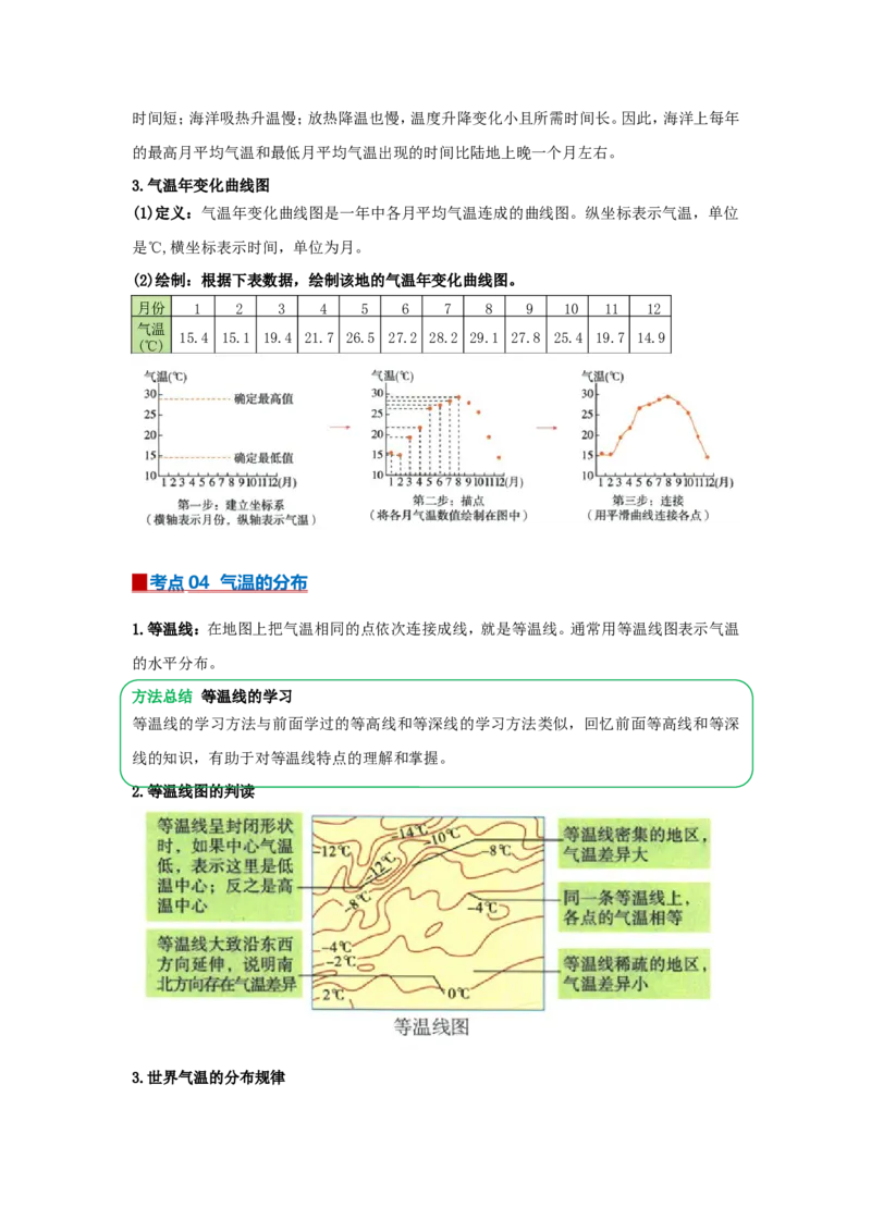 专题05天气与气温（word）2025-2026学年初中地理人教版2024一轮复习学案知识点+习题（原卷版）_7地理中考复习_2026年中考复习（更新中）_2026中考地理一轮考点复习学案+配套课件_习题
