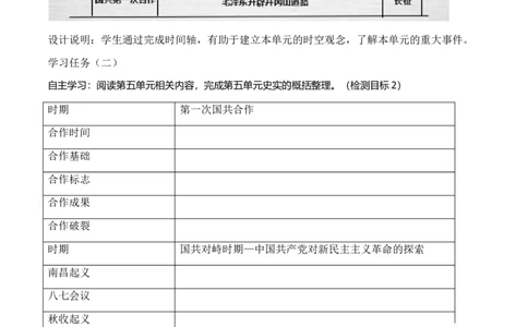 专题05从国共合作到国共对峙（学历案）-2020年中考历史一轮复习学历案+课件+教学设计+测试+背诵清单（部编版）_8历史中考复习_2023年中考复习资料_一轮复习