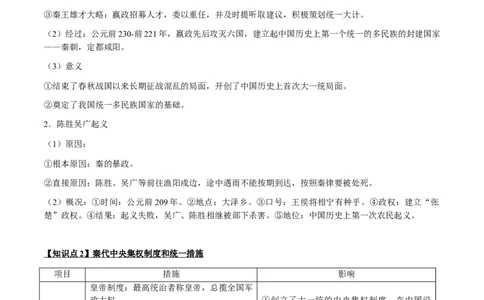 专题02+中古02：秦汉时期到魏晋时期-大单元复习2024年中考历史一轮复习必考知识梳理与考法点拨（部编版）++_8历史中考复习_2024年中考复习资料_一轮复习资料