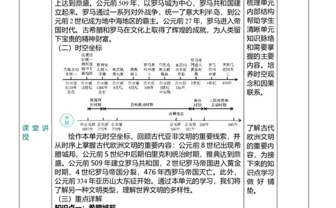 23古代欧洲文明（教案）_8历史中考复习_2026年中考复习（更新中）_2026中考历史一轮复习课件+教案+单元测试卷_教案