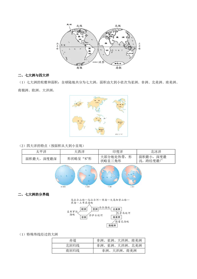专题03陆地和海洋-2023年中考地理总复习真题探究与变式训练（全国通用）（原卷版）_7地理中考复习_2023年中考复习资料_专项复习_2023年中考地理总复习真题探究与变式训练（全国通用）