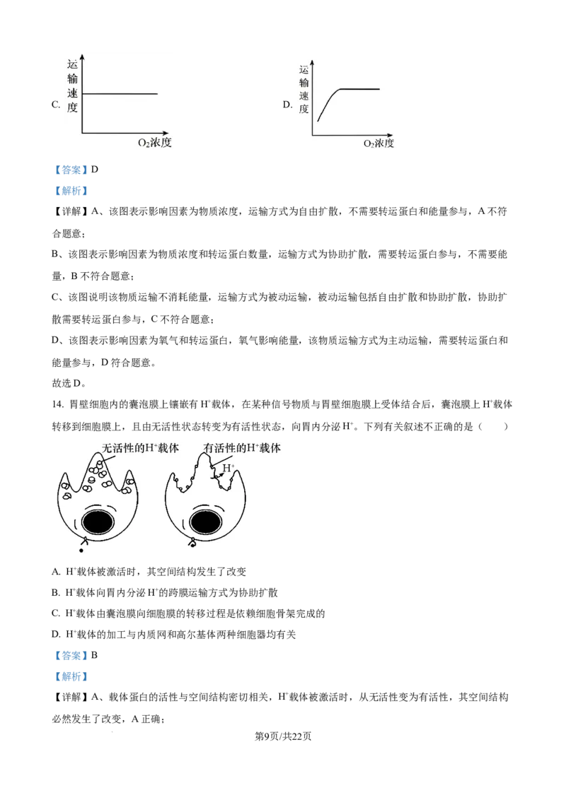 精品解析：山东省聊城市2025-2026学年高一上学期11月期中生物试题（解析版）_2025年12月高一试卷_251211山东省聊城市2025-2026学年高一上学期11月期中（全）