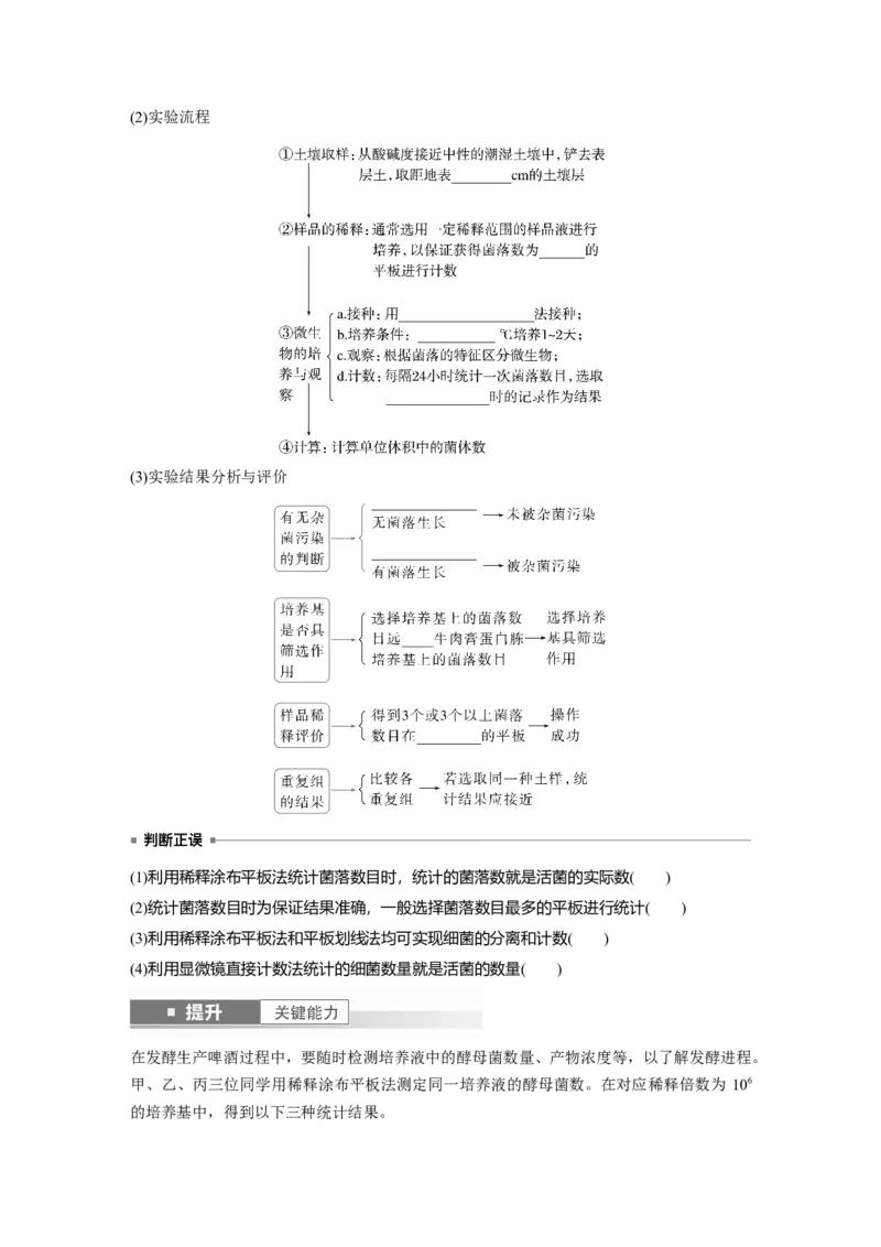 第十单元　第57课时　微生物的培养技术与应用_2025年新高考资料_一轮复习_2025大一轮复习讲义+课件（完结）_2025大一轮复习讲义生物学生用书Word版文档整书_2025大一轮复习讲义