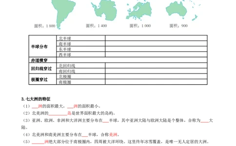 专题04陆地和海洋（背记帮）-备战2024年中考地理一轮复习考点帮（全国通用）（挖空版）_7地理中考复习_2024年中考复习资料_一轮复习资料_配套背记资料（挖空版）