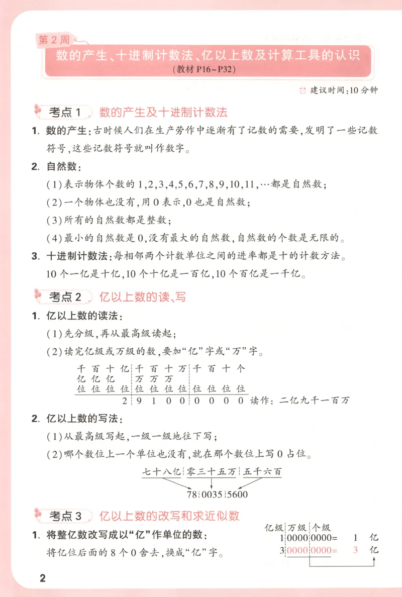 25秋《周末小测卷》4年级上册数学人教版周末复习清单_2026春季学期_周末预测小卷_2026《一本&bull;周末小测卷》（1-6年级下）（数学）（人教版）_小白鸥周末小测卷数学4年级上册