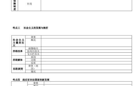 专题03二战后的世界变化（学历案）-2020年中考历史一轮复习学历案+课件+教学设计+测试+背诵清单（部编版）_8历史中考复习_2023年中考复习资料_一轮复习