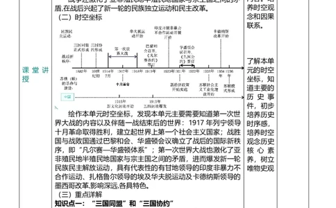 31第一次世界大战和战后初期的世界（教案）_8历史中考复习_2026年中考复习（更新中）_2026中考历史一轮复习课件+教案+单元测试卷_教案