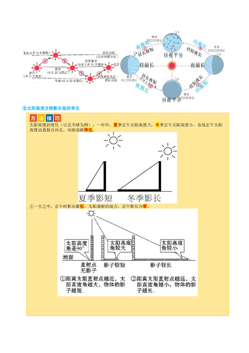 专题02地球的运动（讲义）（原卷版）_7地理中考复习_2024年中考复习资料_一轮复习资料_❤2024年中考地理一轮复习讲练测（全国通用）_配套讲义