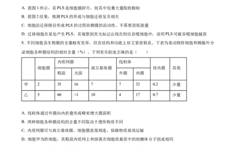 精品解析：山东省聊城市2025-2026学年高一上学期11月期中生物试题（原卷版）_2025年12月高一试卷_251211山东省聊城市2025-2026学年高一上学期11月期中（全）