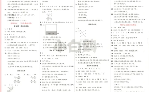 25秋《周末小测卷》4年级上册数学人教版答案_2026春季学期_周末预测小卷_2026《一本&bull;周末小测卷》（1-6年级下）（数学）（人教版）_赠送：2026小白鸥周末小测卷数学1-6年级上册