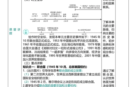 34走向和平发展的世界（教案）_8历史中考复习_2026年中考复习（更新中）_2026中考历史一轮复习课件+教案+单元测试卷_教案