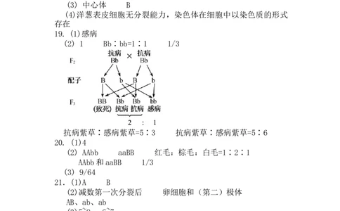 答案_2025年03月试卷_0312甘肃省张掖市民乐县第一中学2024-2025学年高一下学期3月月考_甘肃省张掖市民乐县第一中学2024-2025学年高一下学期3月月考生物试卷