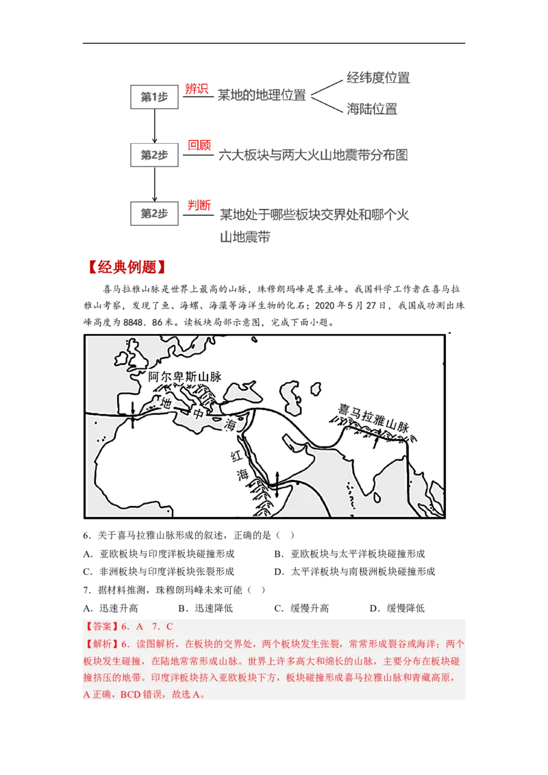 专题03陆地和海洋（讲义）（解析版）-2023年中考地理一轮复习讲练测_7地理中考复习_2023年中考复习资料_一轮复习_2023年中考地理一轮复习讲练测