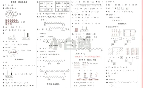25秋《周末小测卷》1年级上册数学人教版答案_2026春季学期_周末预测小卷_2026《一本&bull;周末小测卷》（1-6年级下）（数学）（人教版）_赠送：2026小白鸥周末小测卷数学1-6年级上册
