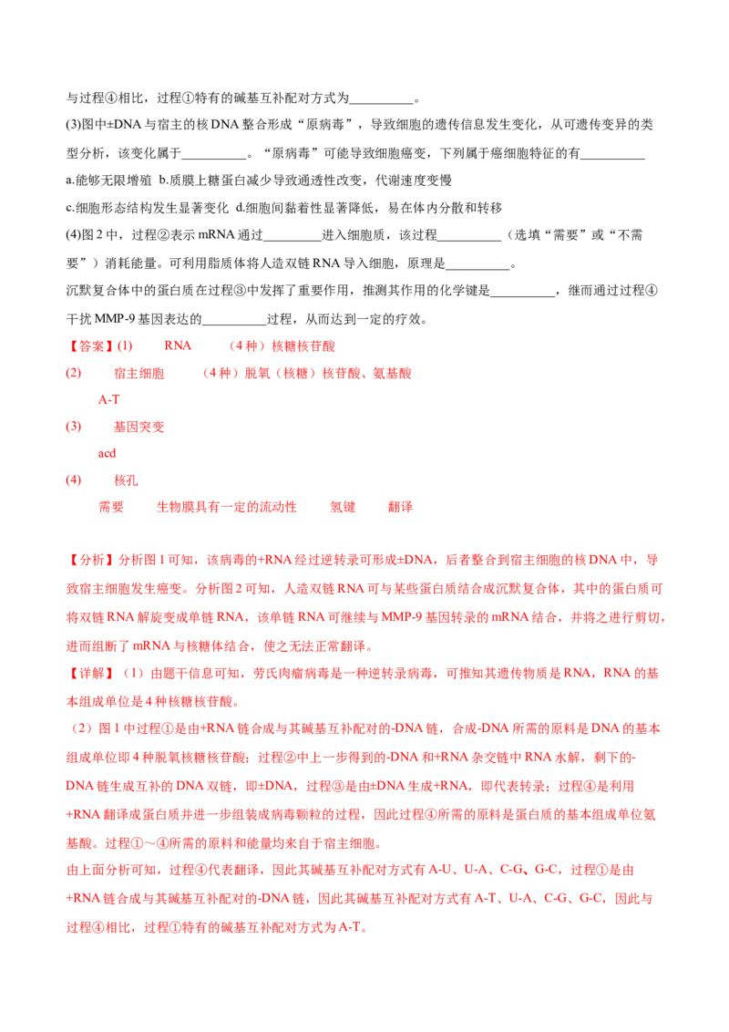 第四单元细胞的生命历程（测试）（解析版）_新高考复习资料_2024年新高考复习资料_一轮复习资料_完2024年高考生物一轮复习讲练测(课件+讲义+练习)（新高考）_单元测试