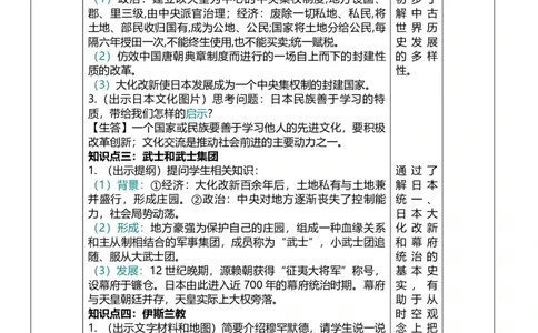 25封建时代的亚洲国家（教案）_8历史中考复习_2026年中考复习（更新中）_2026中考历史一轮复习课件+教案+单元测试卷_教案