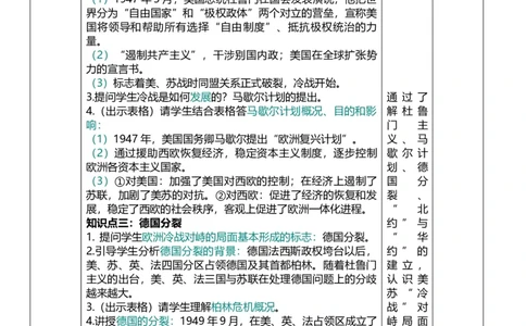 33二战后的世界变化（教案）_8历史中考复习_2026年中考复习（更新中）_2026中考历史一轮复习课件+教案+单元测试卷_教案