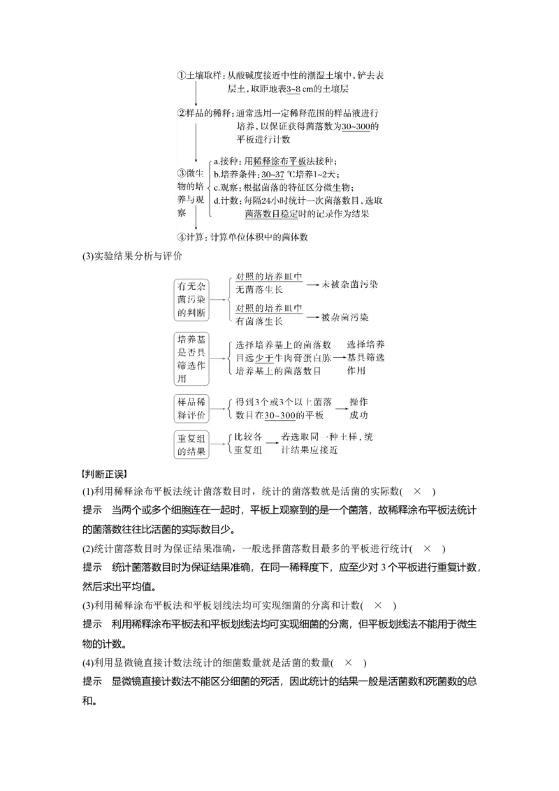 第十单元　第57课时　微生物的培养技术与应用_新高考复习资料_2025年新高考资料_2025新高考一轮复习生物_2025大一轮复习讲义生物人教版教师用书Word版文档整书