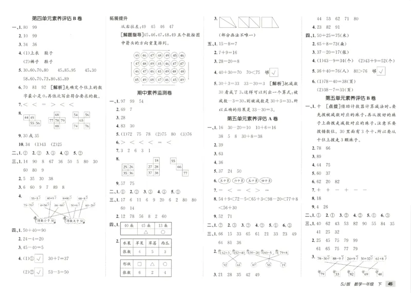 2026春+非常海淀单元测试AB卷.数学一年级下册苏教版_2026春季学期_2026《神龙鼎承&bull;非常海淀单元测试AB卷》（1-6年级下）（数学）（苏教版）
