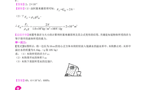 阿基米德原理（基础）知识讲解_初物_1初中物理_北京四中内部教案初二物理_阿基米德原理(基础)