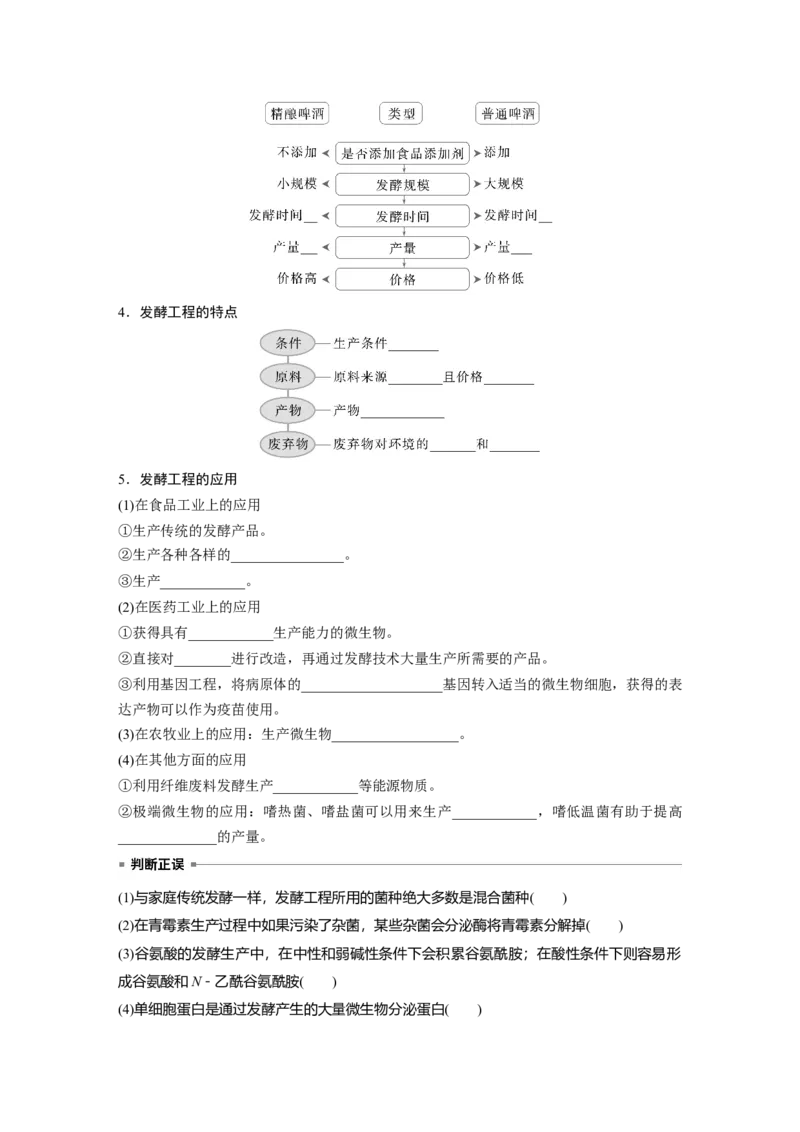 第十单元　第56课时　传统发酵技术的应用、发酵工程及其应用_2025年新高考资料_一轮复习_2025大一轮复习讲义+课件（完结）_2025大一轮复习讲义生物学生用书Word版文档整书