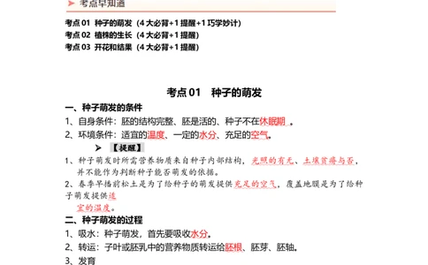 专题05被子植物的一生（背记帮）-备战2024年中考生物一轮复习考点帮_6生物中考复习_2024年中考复习资料_一轮复习资料_❤备战2024年中考生物一轮复习考点帮（全国通用）_必背考点