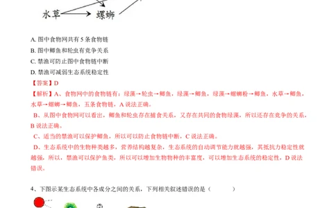 专题02了解生物圈-2022年中考生物一轮复习抓重点考典型（人教版）（解析版）_6生物中考复习_2023年中考复习资料_一轮复习_2022年中考生物一轮复习抓重点考典型（人教版）