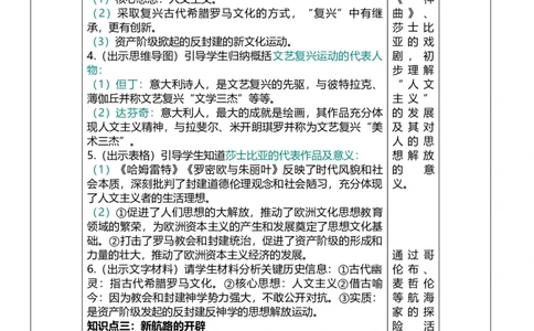 26走向近代（教案）_8历史中考复习_2026年中考复习（更新中）_2026中考历史一轮复习课件+教案+单元测试卷_教案