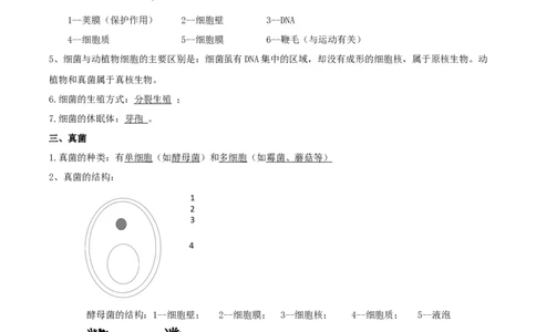 专题05生物圈中的微生物（原卷版）_6生物中考复习_2023年中考复习资料_专项复习_2023年中考生物总复习真题探究与变式训练（全国通用）