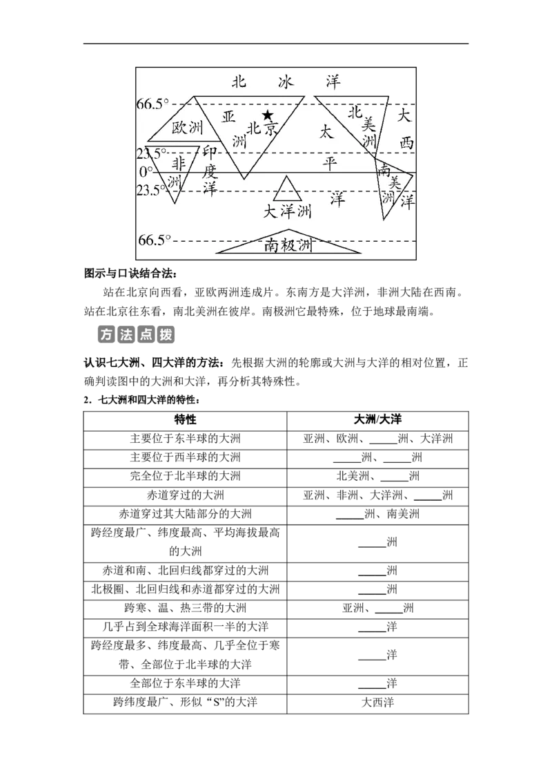 专题03陆地和海洋（讲义）（原卷版）-2023年中考地理一轮复习讲练测_7地理中考复习_2023年中考复习资料_一轮复习_2023年中考地理一轮复习讲练测