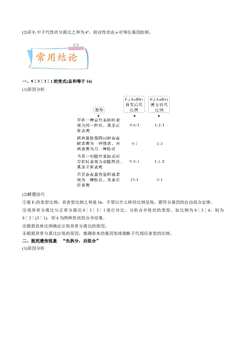 考向10基因的自由组合定律-备战2023年高考生物一轮复习考点微专题（全国通用）（原卷版）(1)_通用版（老高考）复习资料_2023年复习资料_一轮复习