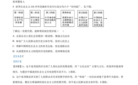 精品解析：湖北省部分学校2025-2026学年高一上学期11月期中考试政治试题（解析版）_2025年12月高一试卷_251207湖北省部分高中联考2025-2026学年高一上学期11月期中