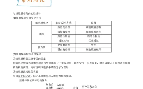 考向02细胞的基本结构-备战2023年高考生物一轮复习考点微专题（全国通用）（解析版）(1)_通用版（老高考）复习资料_2023年复习资料_一轮复习