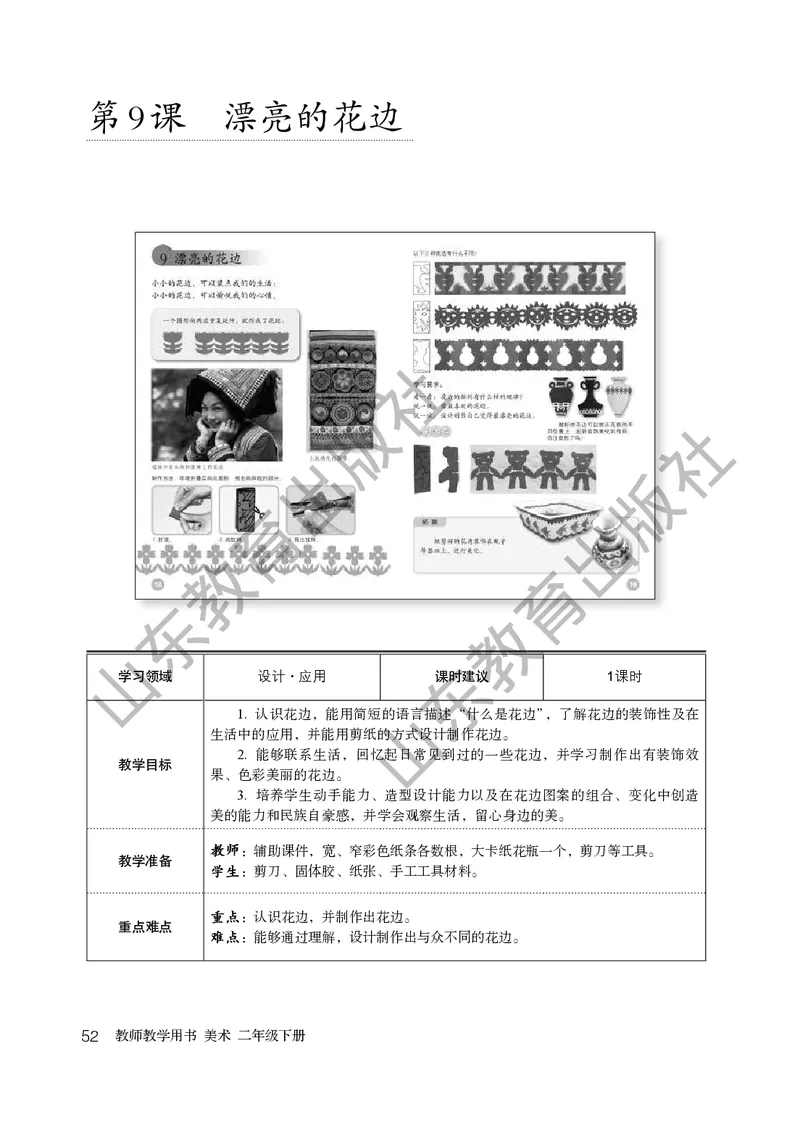（五四学制）美术教师教学用书2年级下册_电子课本_小学教学用书_小学美术_鲁教版