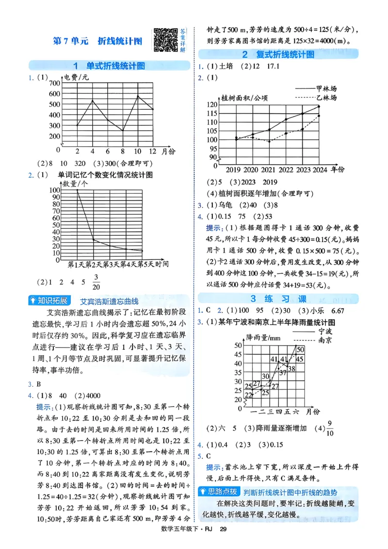 26春五年级下册四星学霸-数学人教-答案解析_2026春人教数学《四星学霸》_5下数学人教26春四星学霸提高版