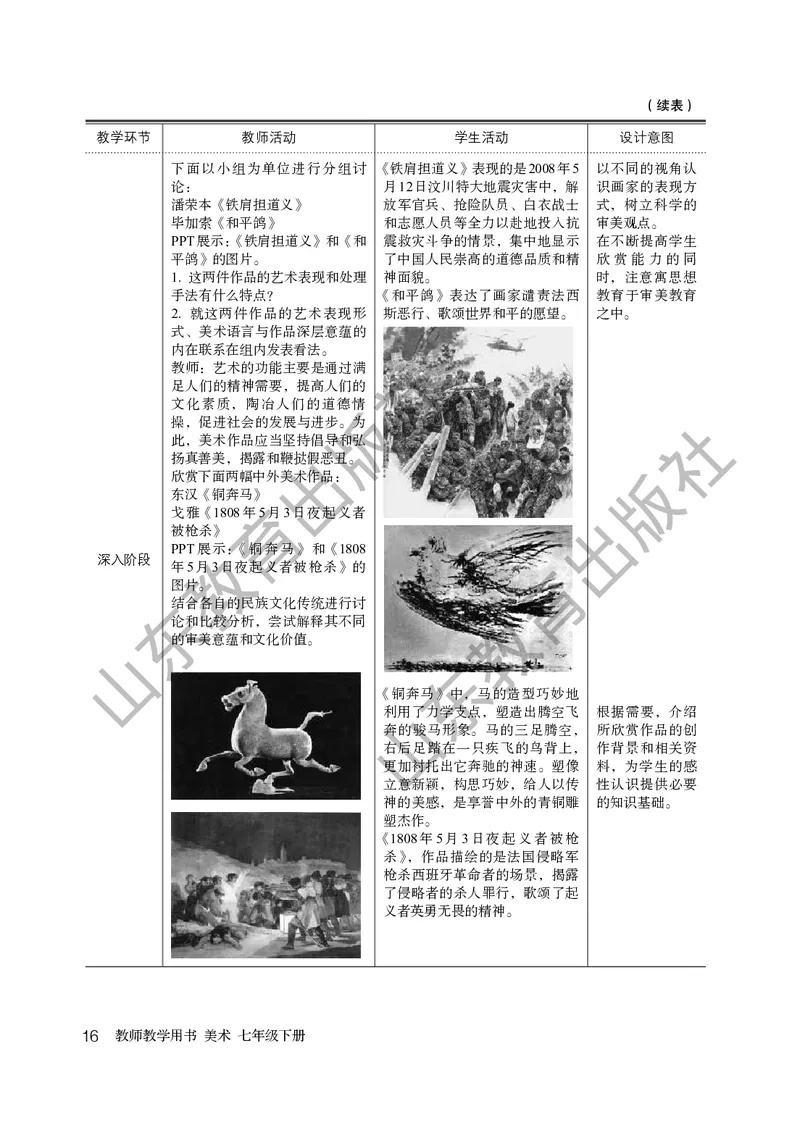 （五四学制）美术教师教学用书7年级下册_电子课本_初中教学用书_鲁教版