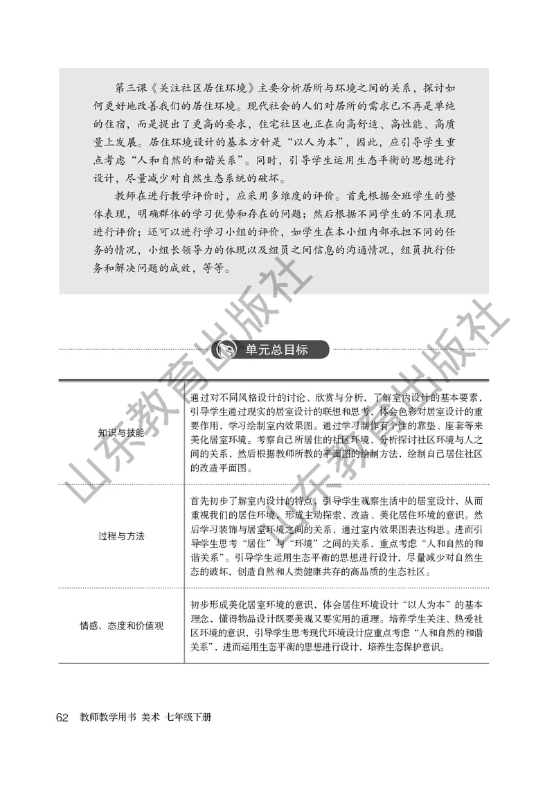 （五四学制）美术教师教学用书7年级下册_电子课本_初中教学用书_鲁教版