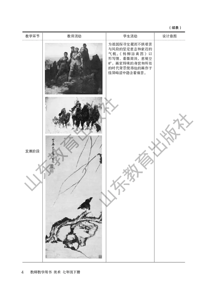 （五四学制）美术教师教学用书7年级下册_电子课本_初中教学用书_鲁教版
