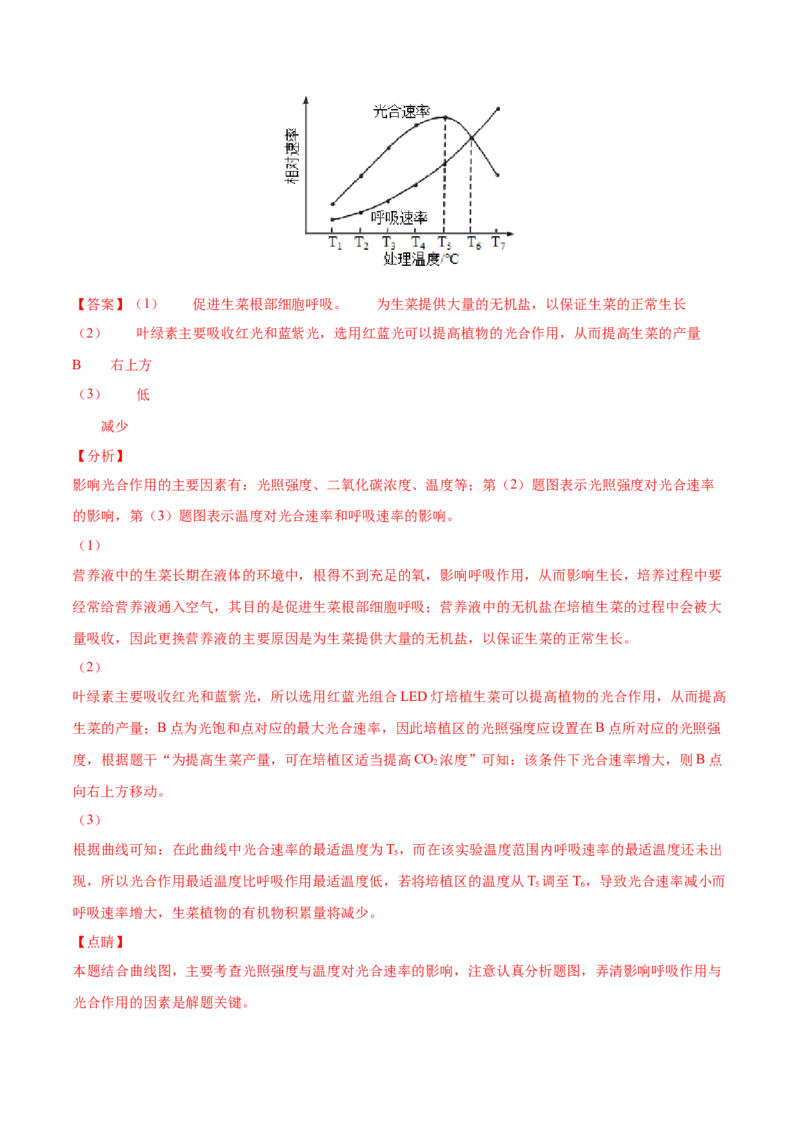 考向06光合作用与能量转换-备战2023年高考生物一轮复习考点微专题（全国通用）（解析版）_通用版（老高考）复习资料_2023年复习资料_一轮复习