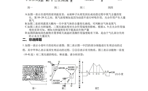 专题10绿色植物的呼吸作用和光合作用（原卷版）_6生物中考复习_2024年中考复习资料_一轮复习资料_完精准复习课件精讲ppt+习题精练备战2024年中考生物一轮复习全考点通关
