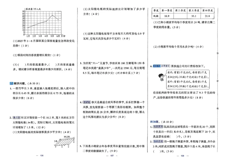 26春4下数学北师大学霸提优大试卷_2026春季学期_26春1~6下数学北师大学霸提优大试卷