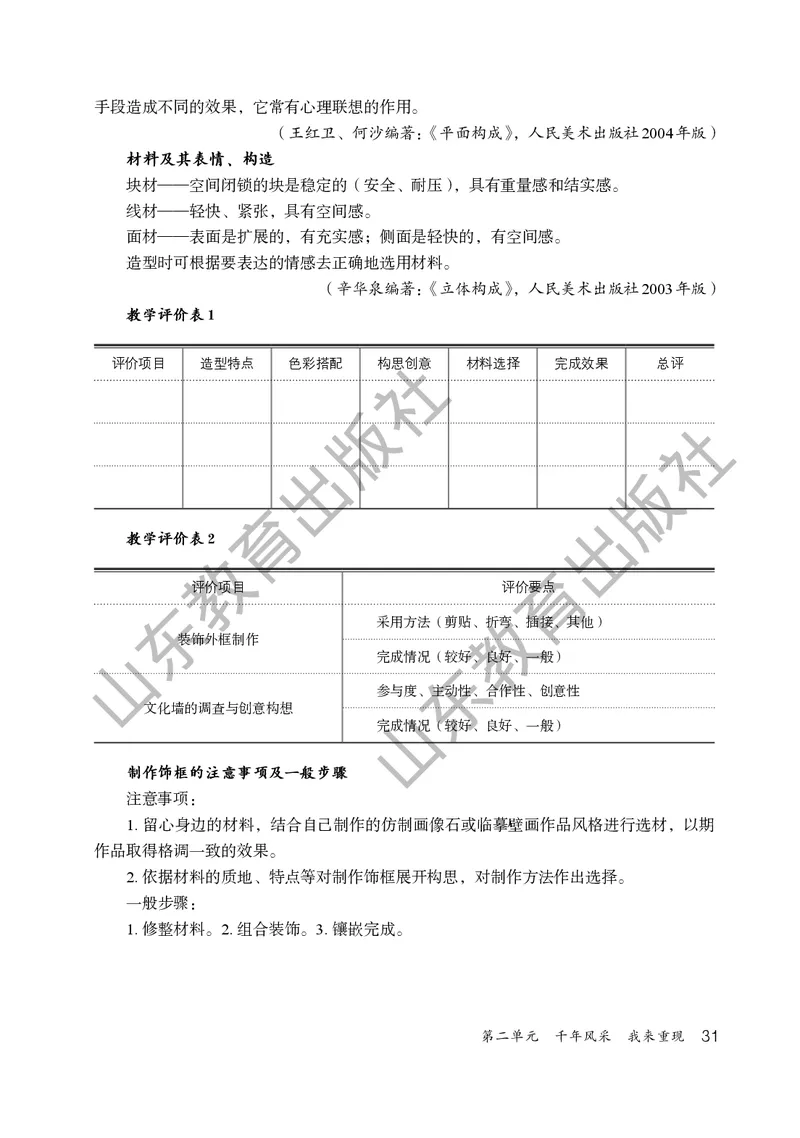 （五四学制）美术教师教学用书9年级下册_电子课本_初中教学用书_鲁教版