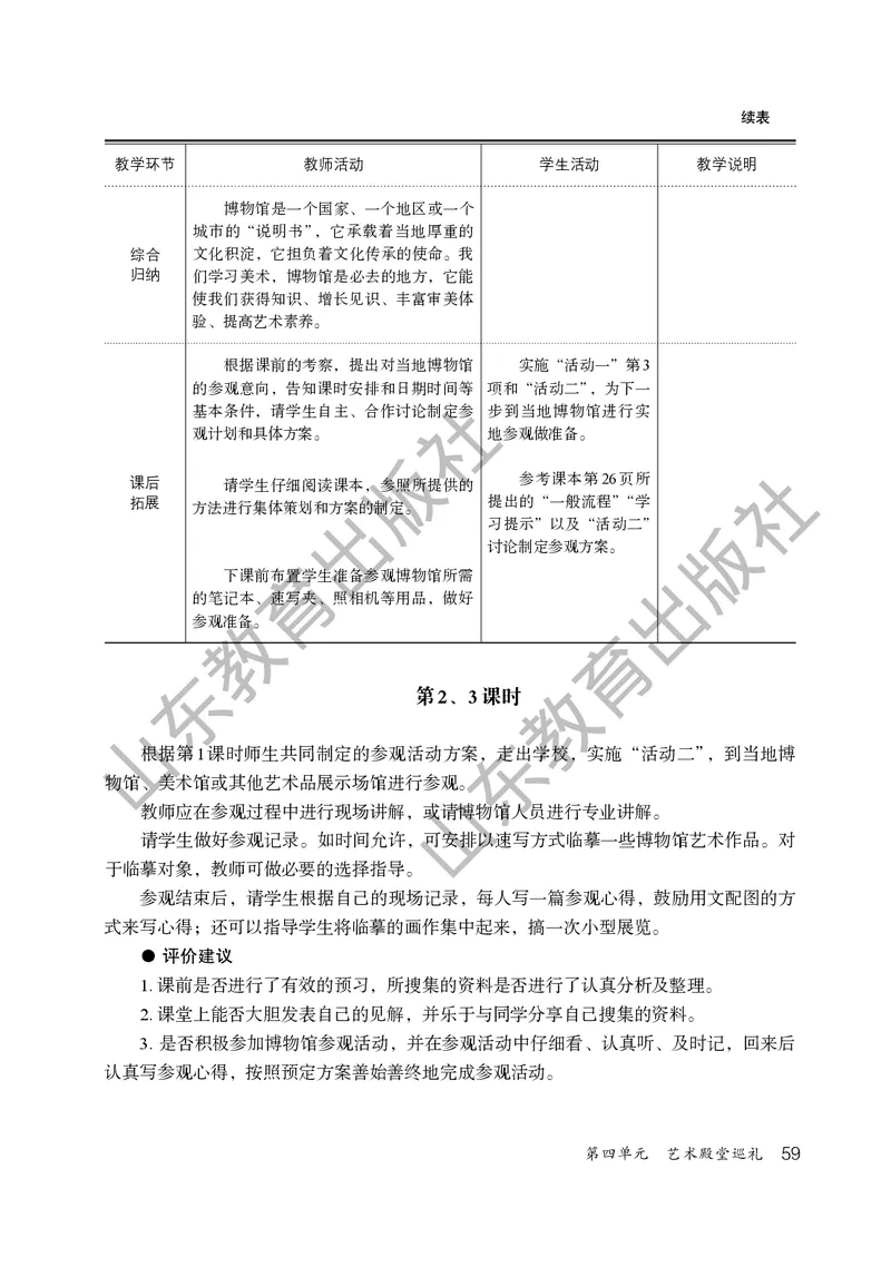 （五四学制）美术教师教学用书9年级下册_电子课本_初中教学用书_鲁教版